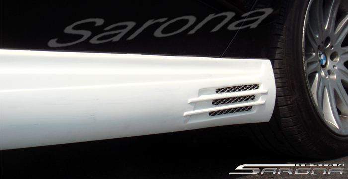 Custom BMW 7 Series  Sedan Side Skirts (2002 - 2008) - $690.00 (Part #BM-019-SS)